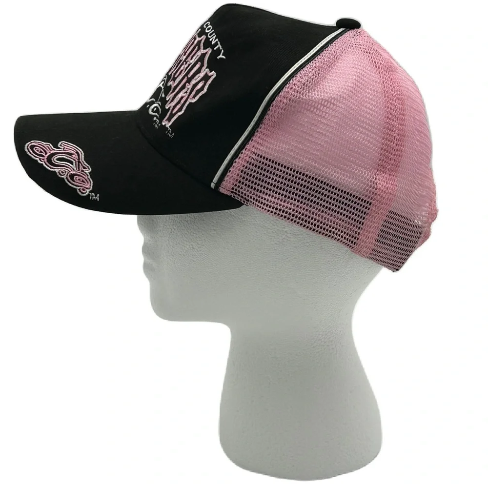 OCC Orange County Choppers Women Ball Cap One Size Snap Back Embroidery Moto Y2k
